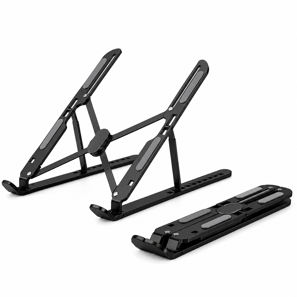 Portable & Foldable Ergonomic Laptop Stand  Ultra-Slim, Stable & Lightweight