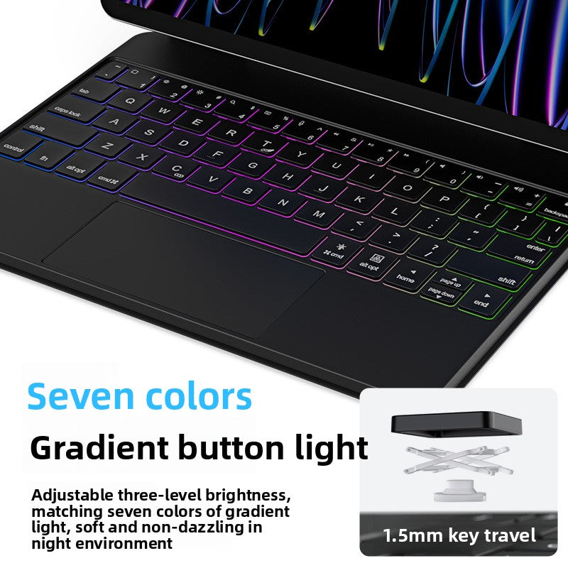 Magnetic Floating Bluetooth Keyboard Case
