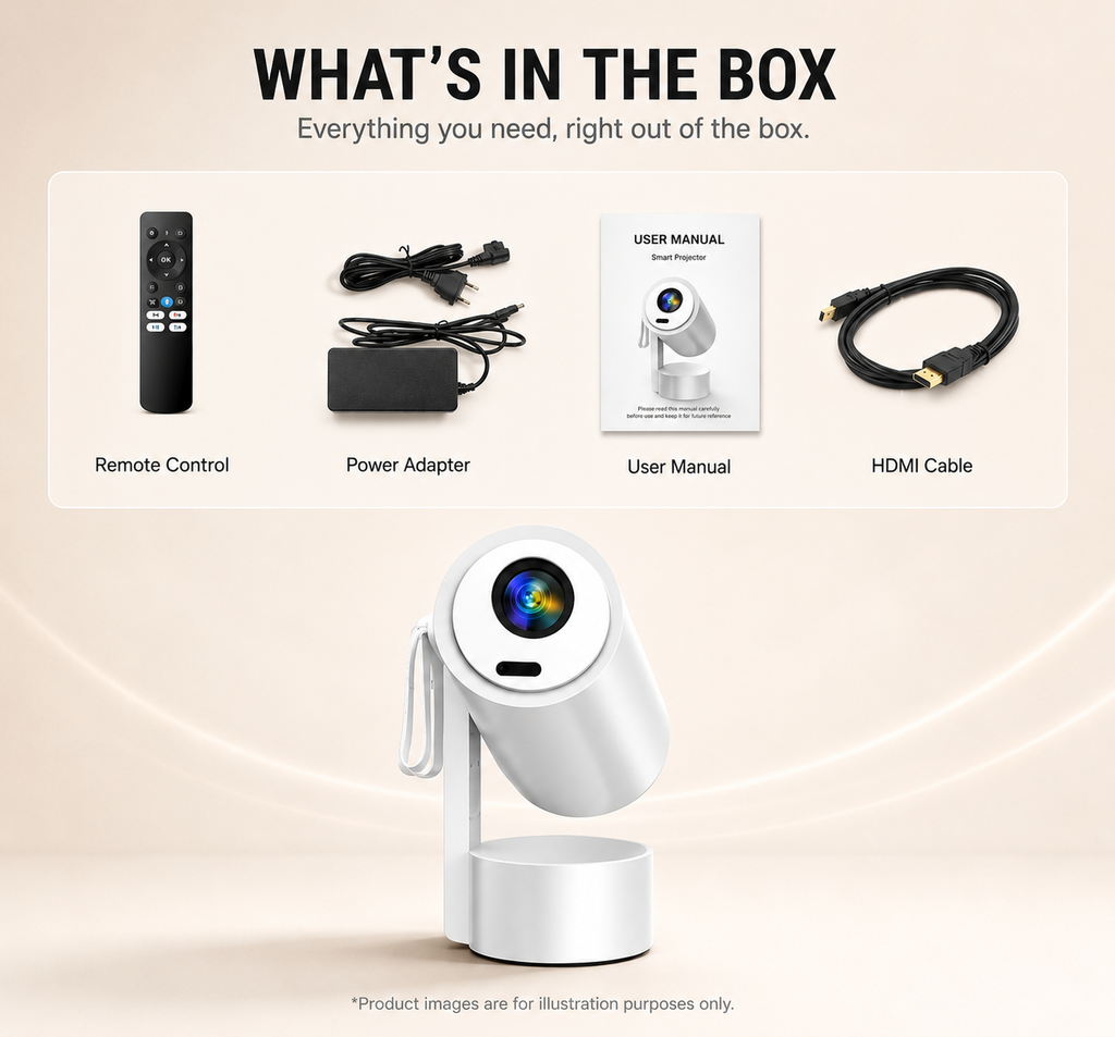 Portable Full HD 1080P Projector/Beamer with Android , Auto Focus or Electric Focus