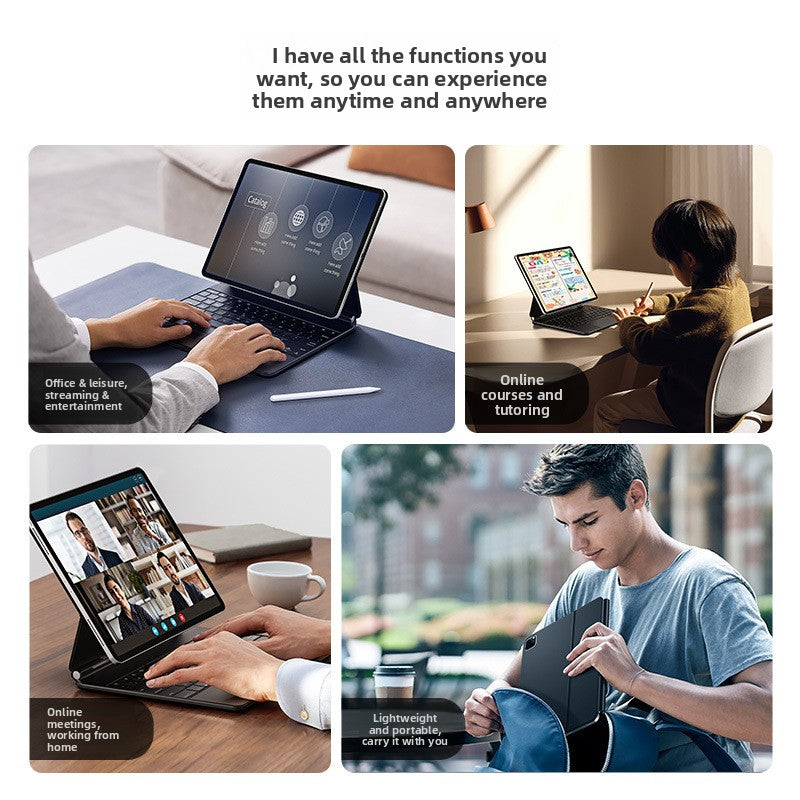 Magnetic Floating Bluetooth Keyboard Case